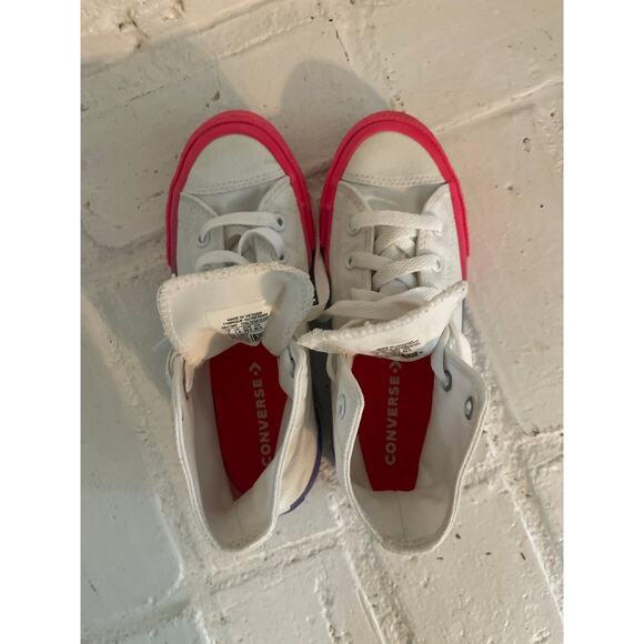Converse Chuck Taylor High Top All Star CTAS Junior Big Girl Youth Size 2 - Picture 5 of 7